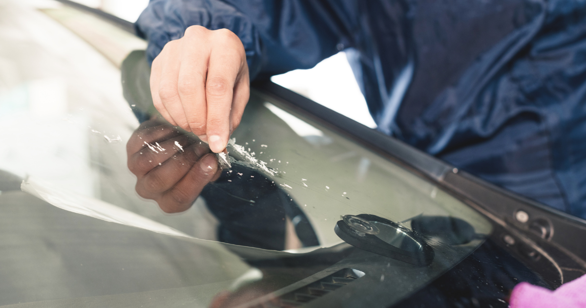 Car Glass Scratch Repair Fluid Agent Set DIY Auto Glass Repair